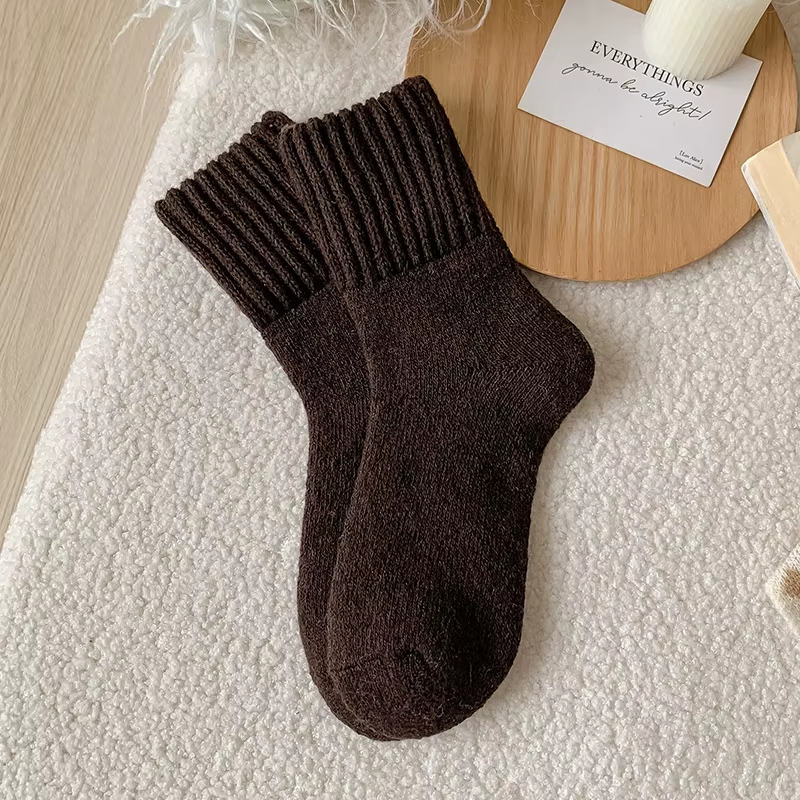 5 Pairs of Cozy Winter Socks for Women - Plush & Breathable
