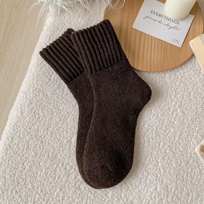 5 Pairs of Cozy Winter Socks for Women - Plush & Breathable